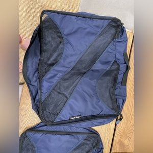 BAGAIL 4 Packing Cubes, Luggage Packing Organizers with Laundry Bag(Dark Blue)